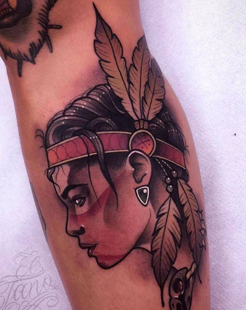 清新纹身图片_新传统纹身图案