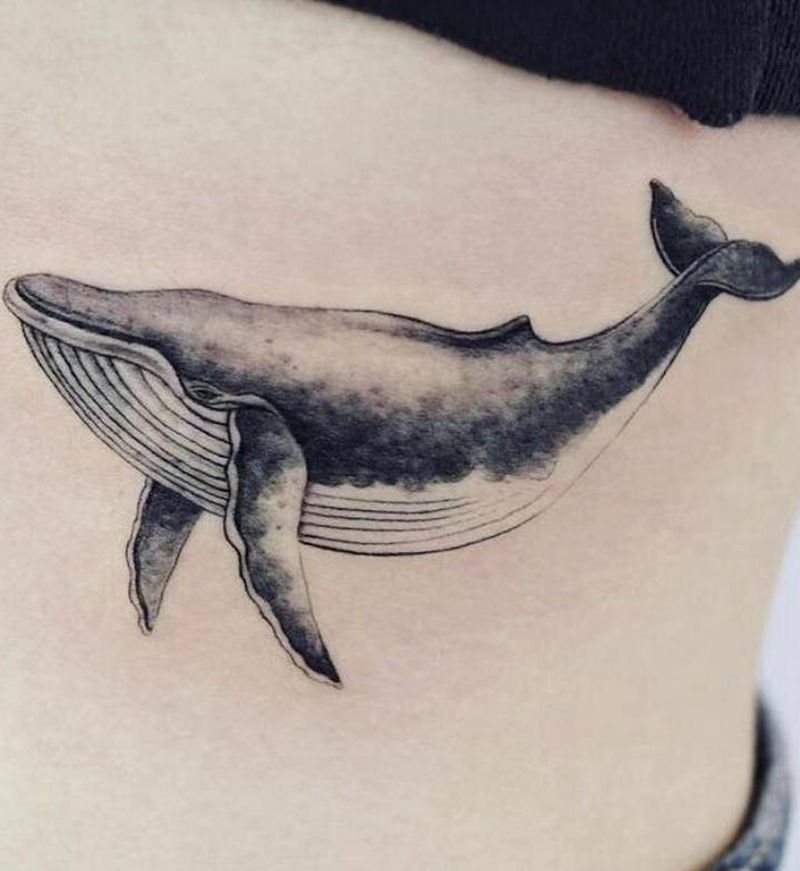 鱼纹身图片_新传统纹身图案