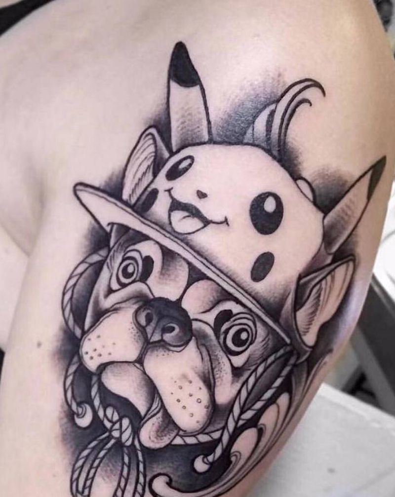 和好纹身图片_新传统纹身图案