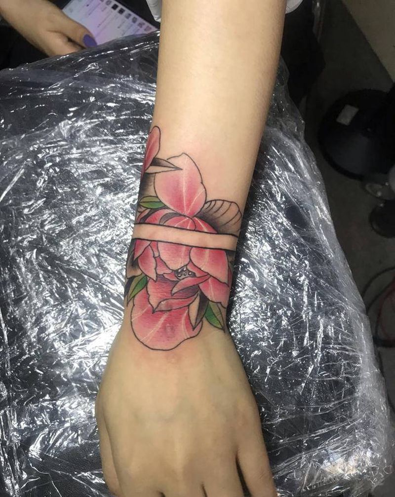 手环纹身图片_手部纹身图案