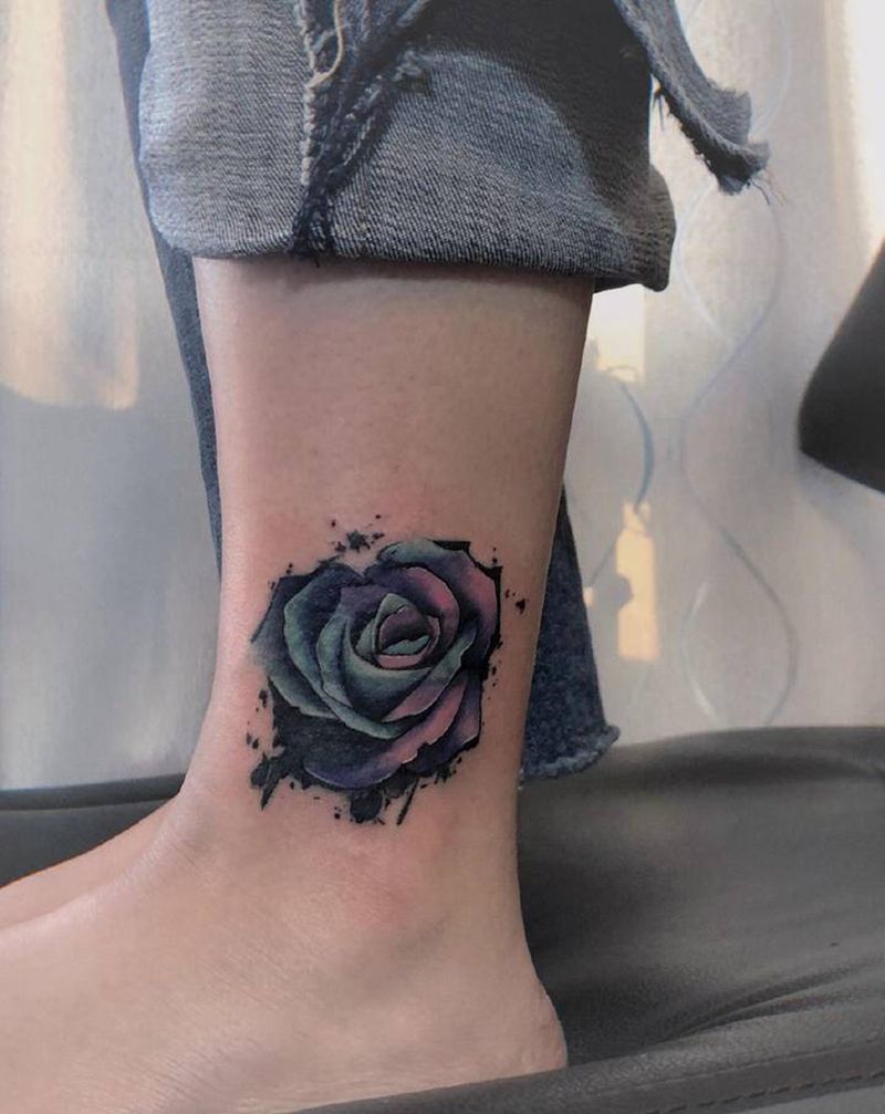 太久没发作品了，都是一些小图纹身图片_手部腿部纹身图案