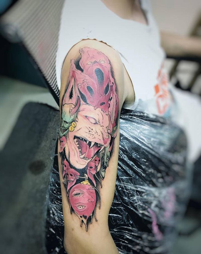 自带纹身图片_手臂纹身图案