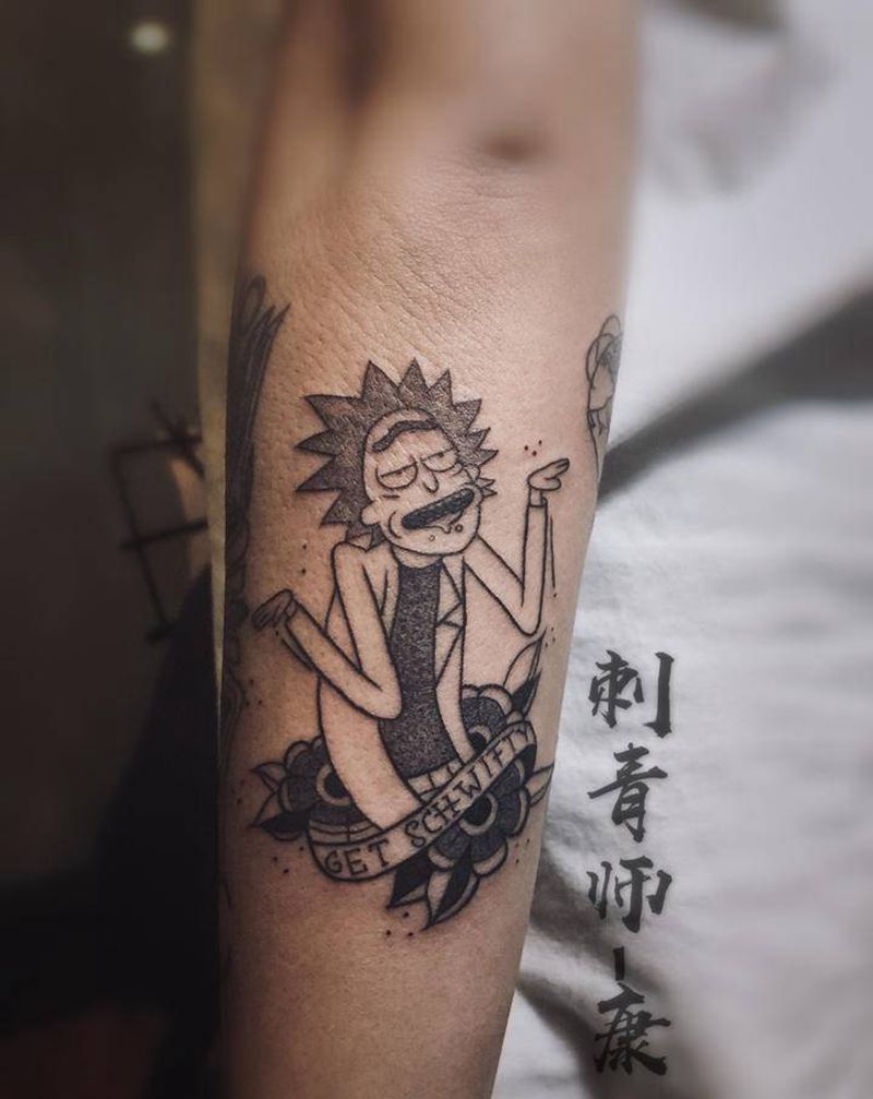 New School 风格纹身图片_手部New School纹身图案