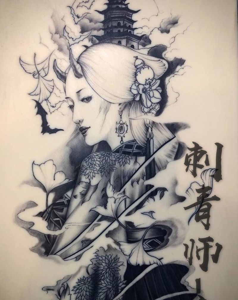 无聊就扎练习皮纹身图片_新传统纹身图案