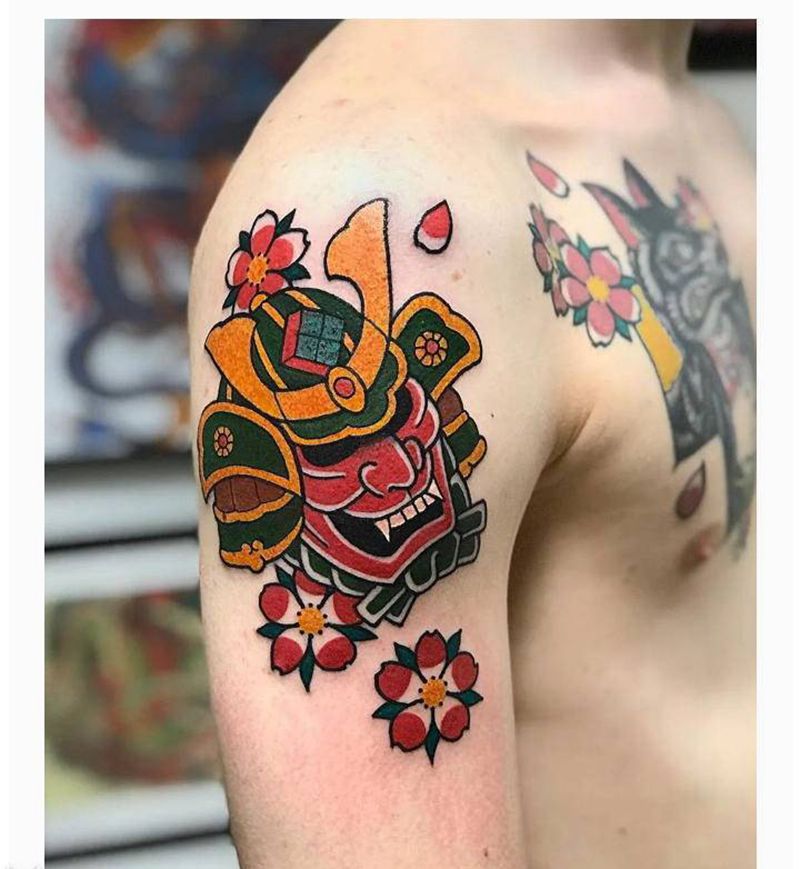 武纹身图片_老传统纹身图案