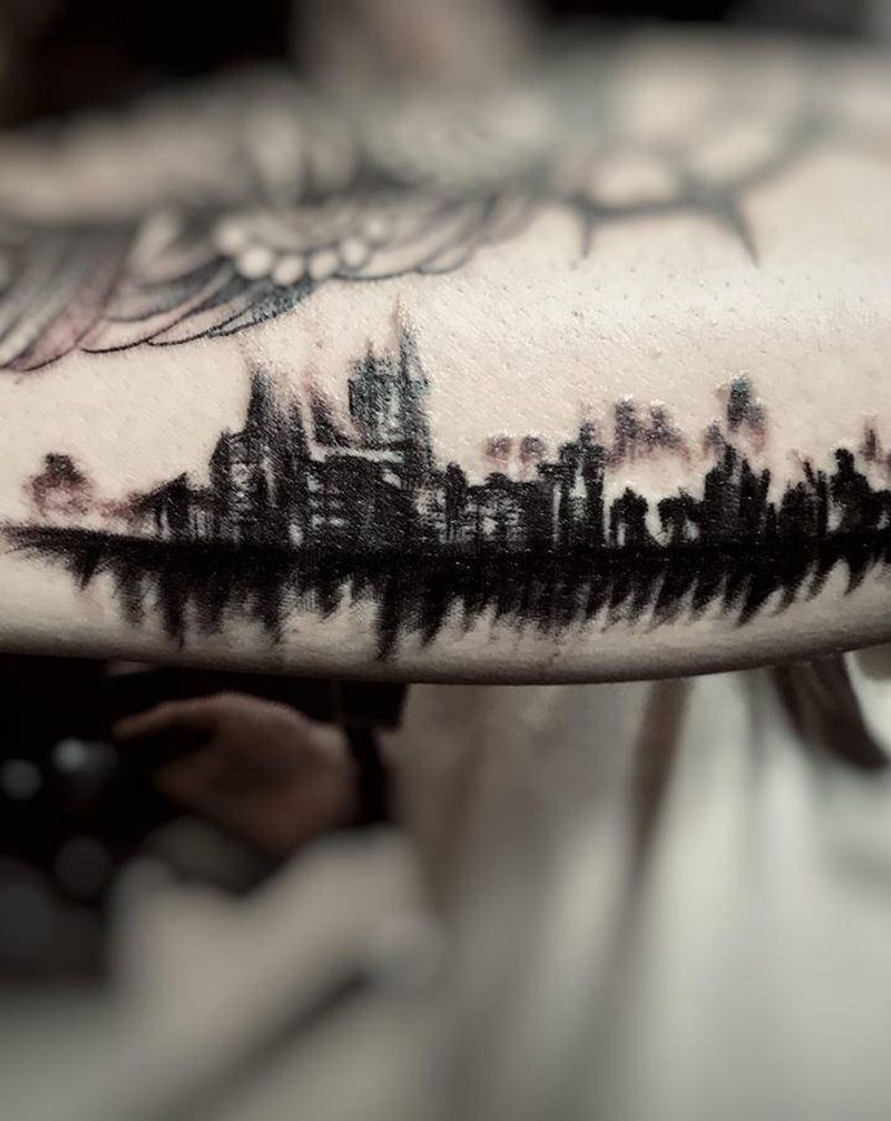 抽象纹身图片_手臂纹身图案