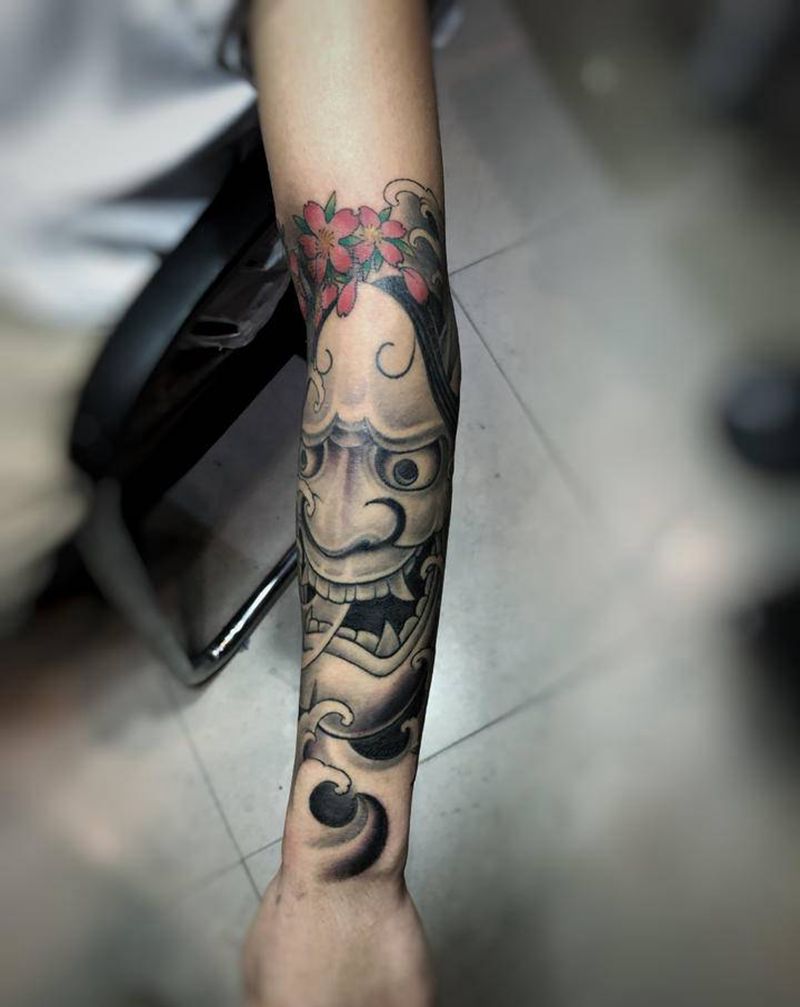 般若纹身图片_手臂纹身图案