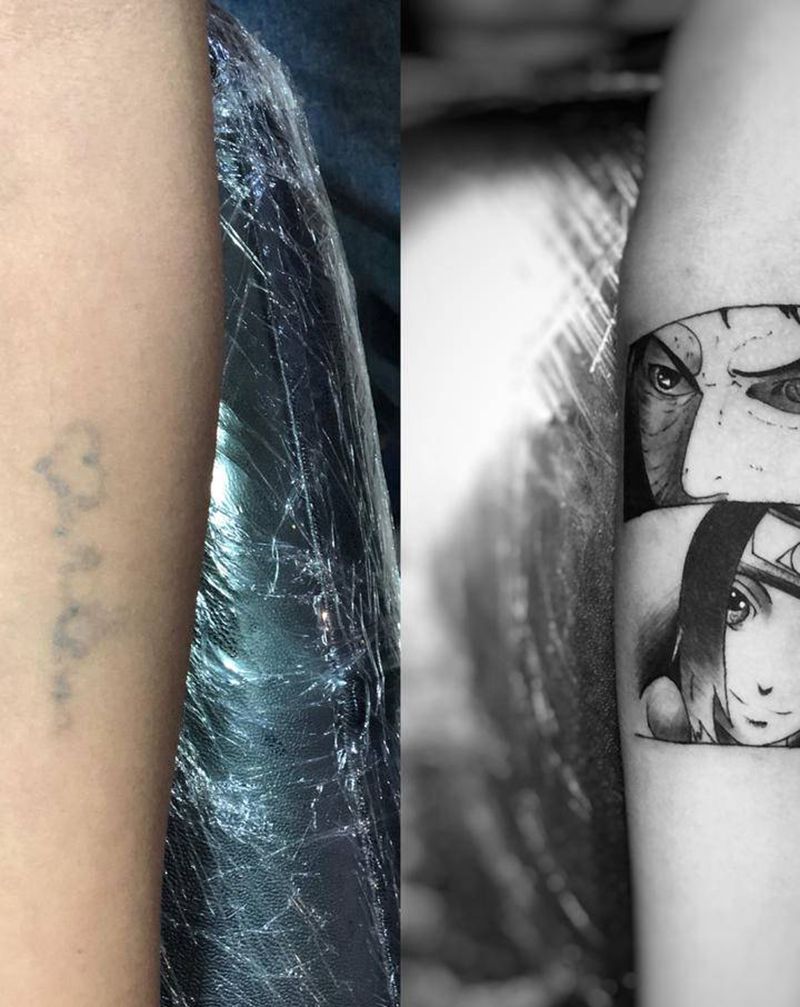 遮盖纹身图片_手臂纹身图案