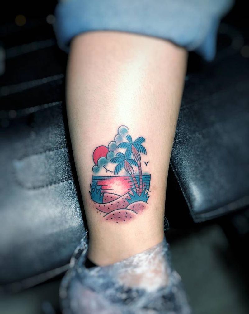 小图纹身图片_脚部纹身图案