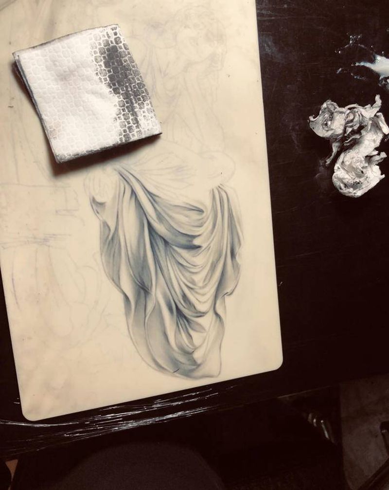 日常练习皮练习纹身图片_欧美写实纹身图案