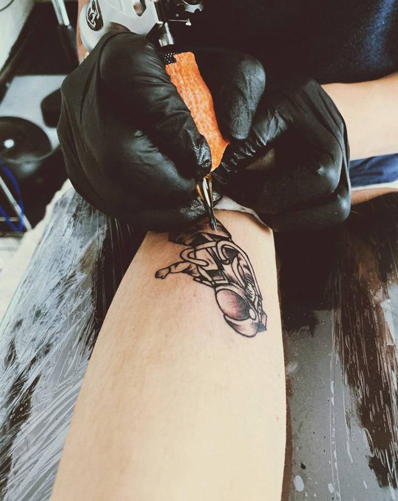 梦想纹身图片_手臂几何纹身图案