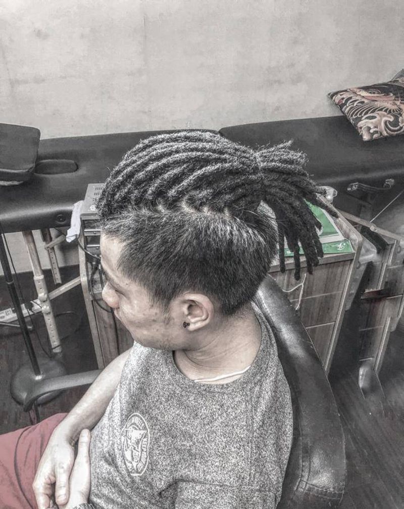 脏辫纹身图片_Old School脏辫纹身图案