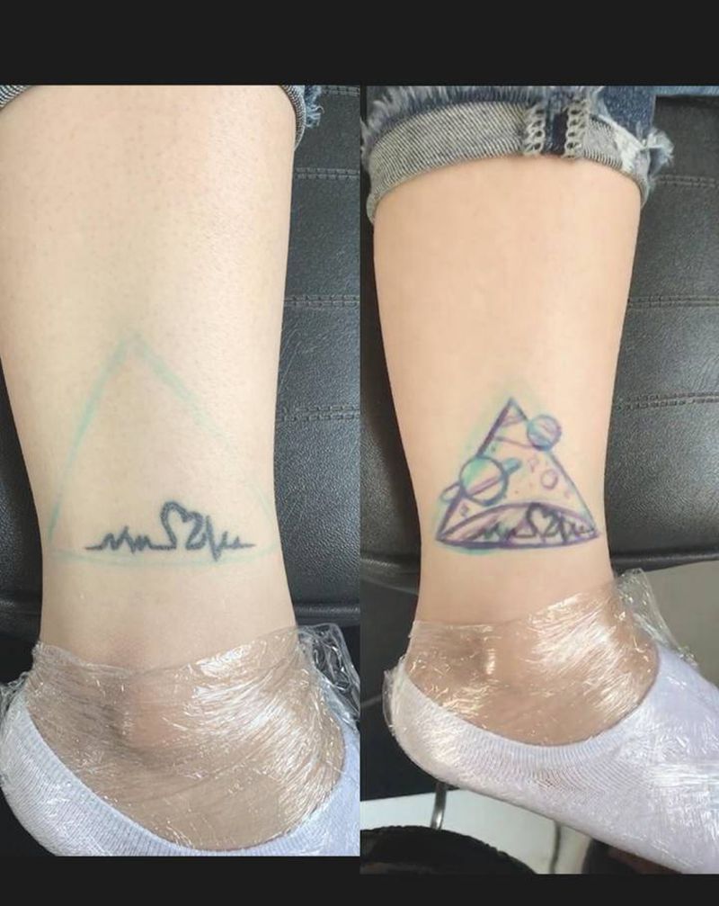 遮盖纹身图片_点刺纹身图案