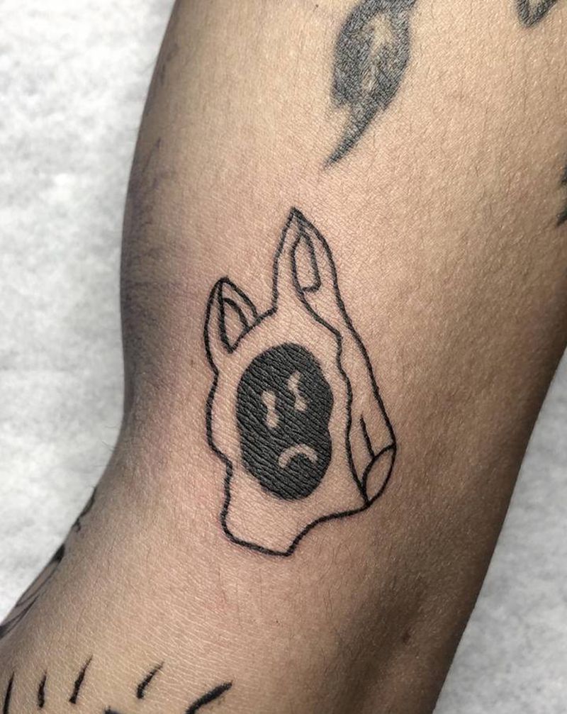 购物袋纹身图片_手臂纹身图案