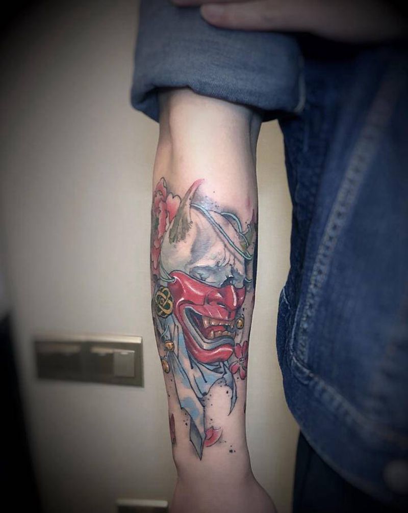 般诺纹身图片_手部手臂新传统老传统纹身图案