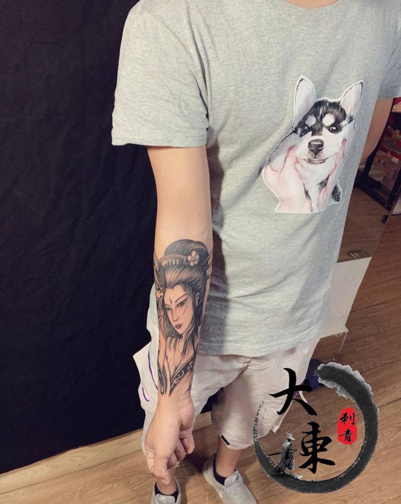 艺技纹身图片_手臂纹身图案