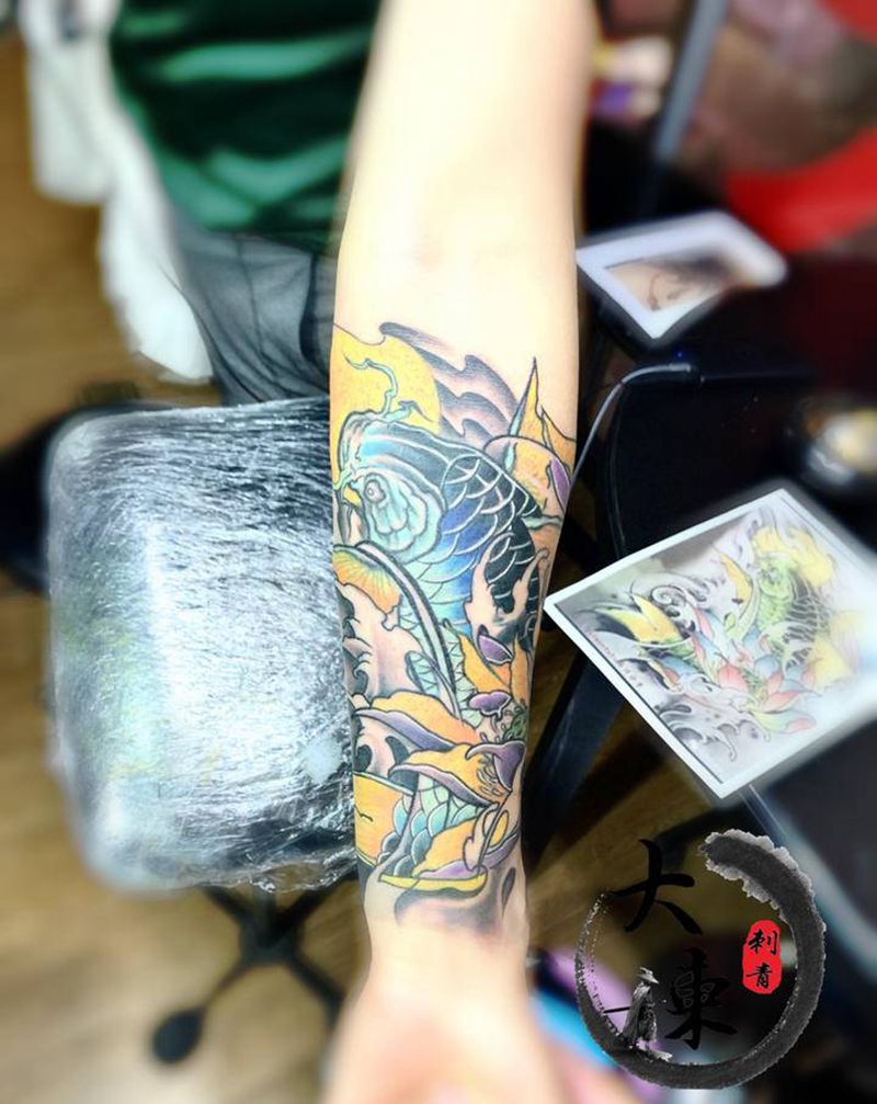 修改旧纹身纹身图片_手臂新传统纹身图案