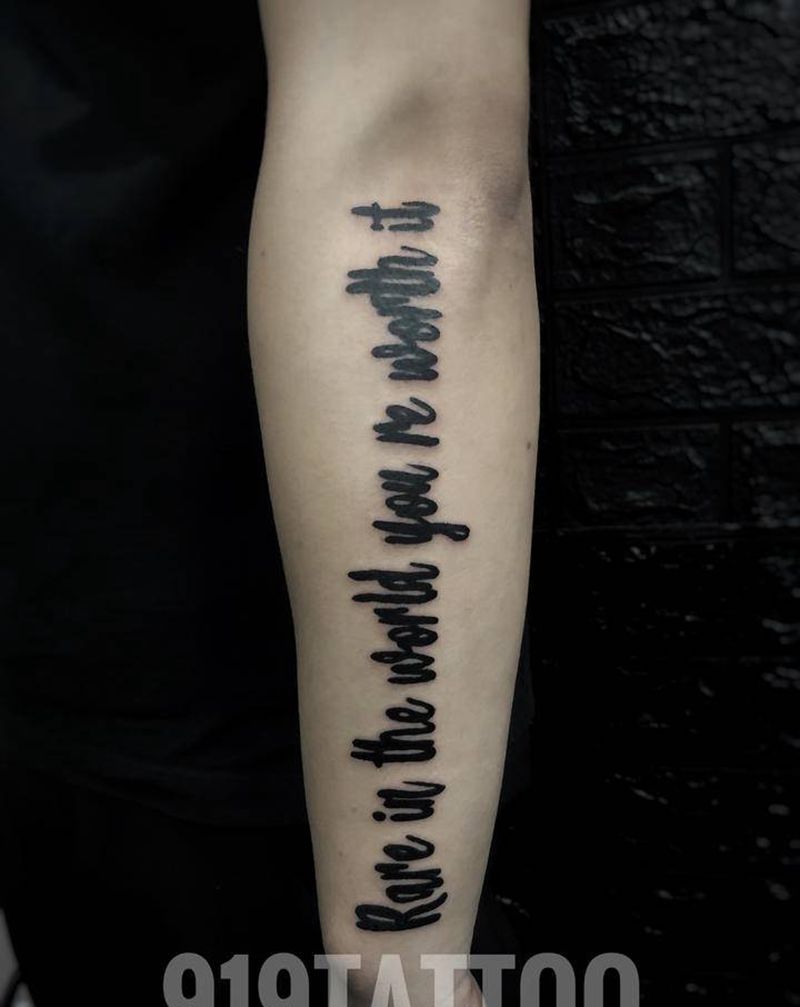 小英文纹身图片_花体字纹身图案