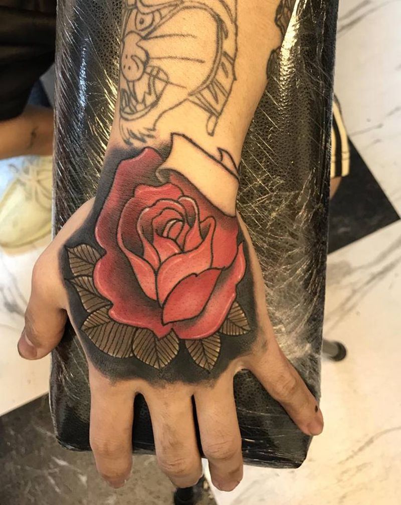 暴力修改老旧失败纹身纹身图片_New School纹身图案