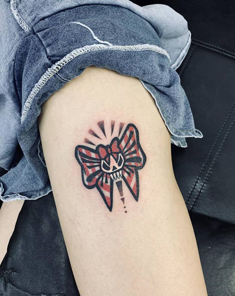 夫妻纹身纹身图片_腿部纹身图案