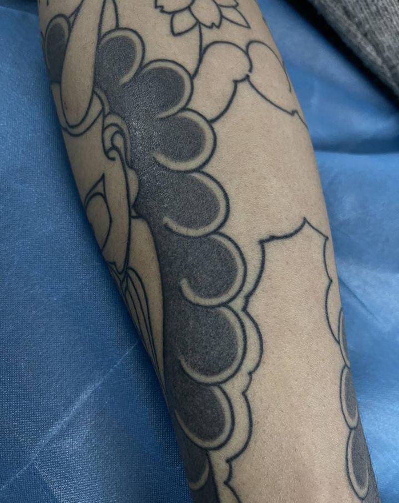 传统花臂纹身图片_手臂老传统新传统纹身图案