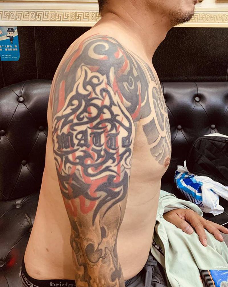 又一个遮盖作品纹身图片_手臂纹身图案