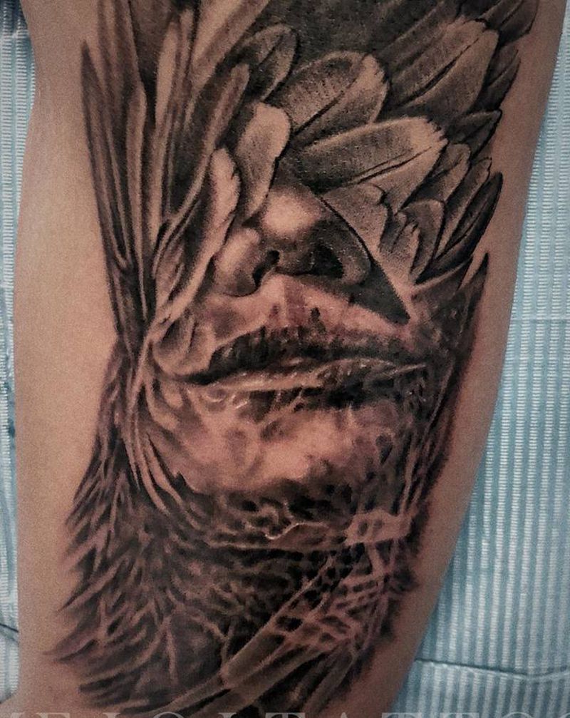 写实纹身图片_手臂欧美写实纹身图案