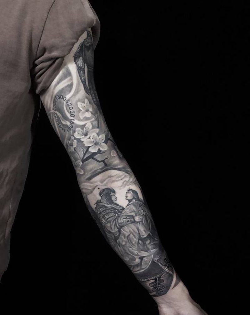 悟空纹身图片_手臂纹身图案