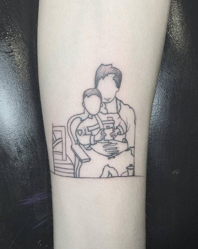 相片速写纹身图片_手部纹身图案