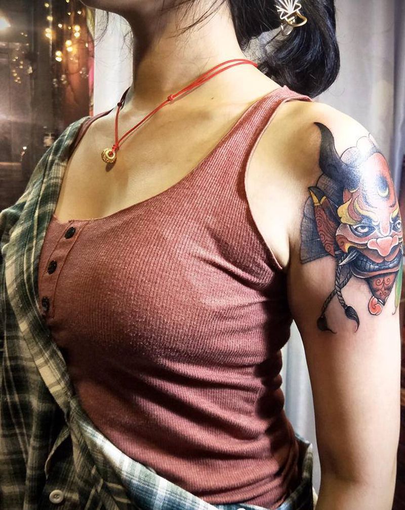 般若纹身纹身图片_手臂纹身图案