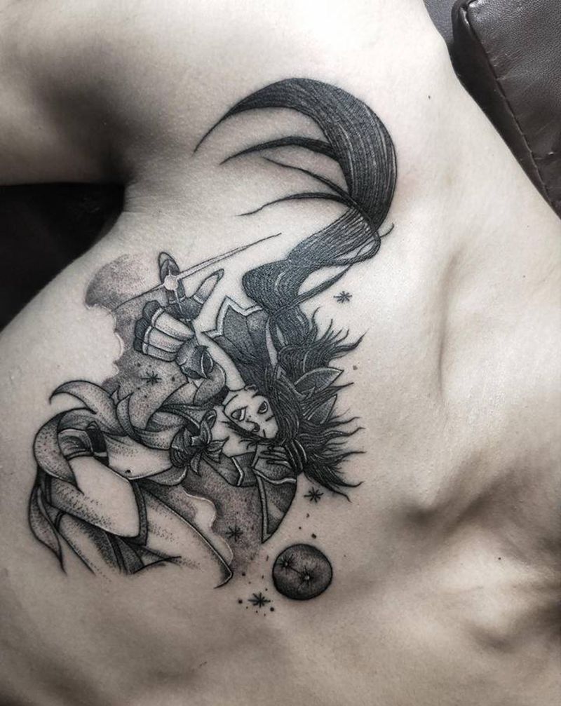 英雄设计纹身图片_点刺纹身图案