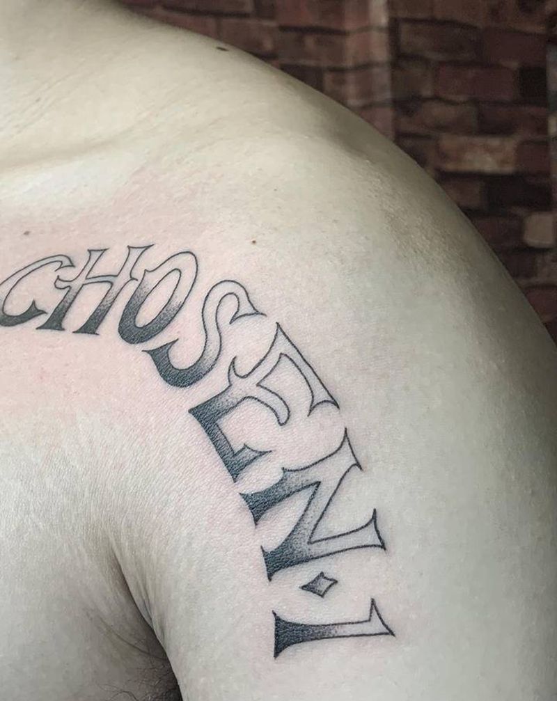 英文（合唱团）纹身图片_手臂纹身图案