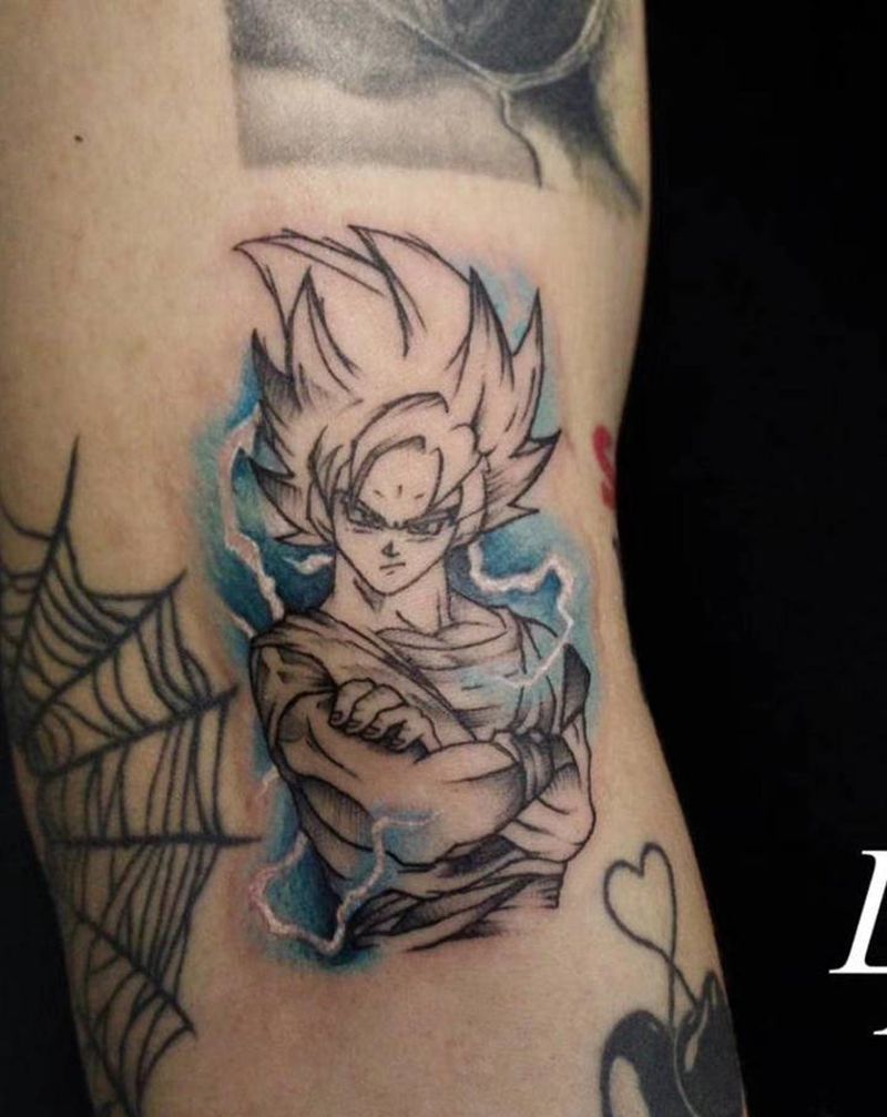 悟空纹身图片_手臂腿部New School欧美写实纹身图案