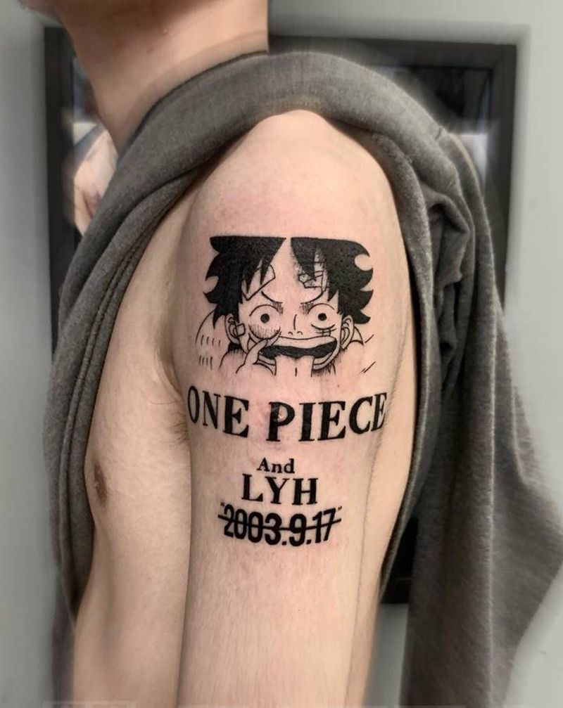 海贼纹身图片_手臂纹身图案