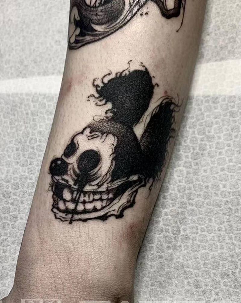 暗黑系列纹身图片_手臂纹身图案