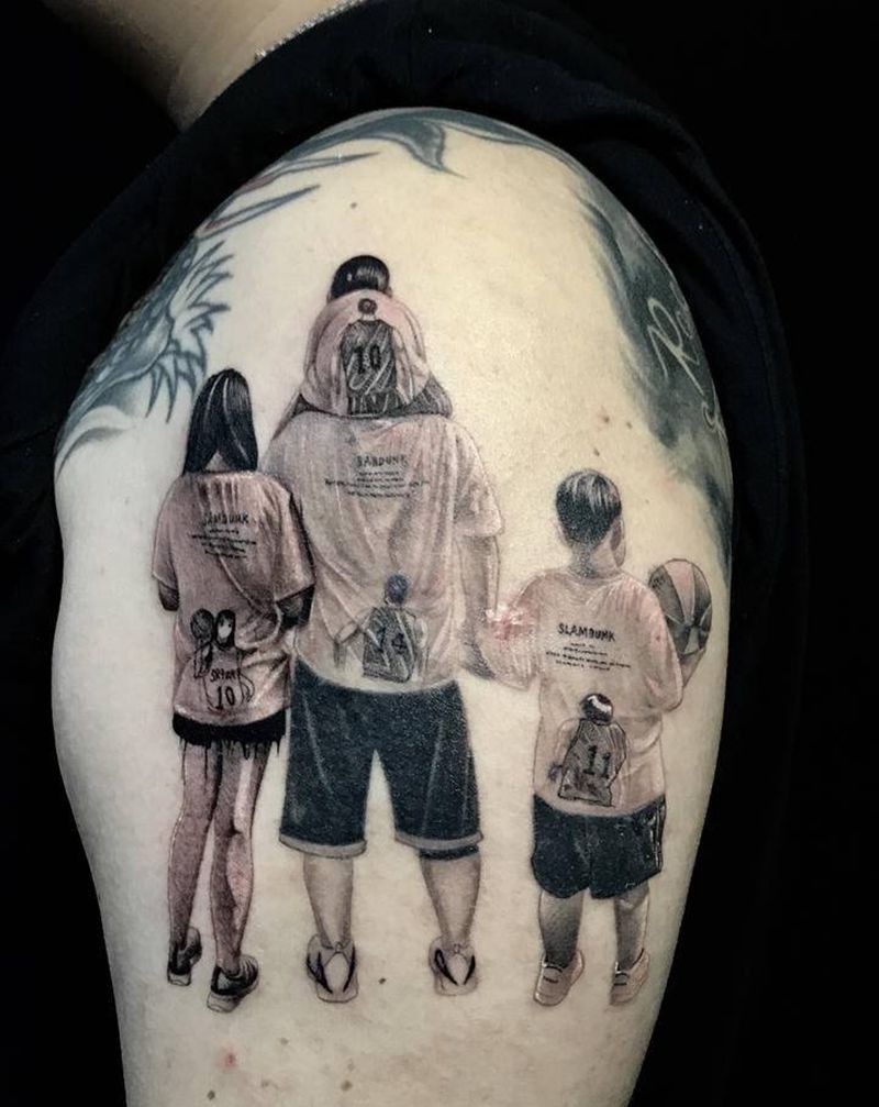 未完纹身图片_手臂欧美写实纹身图案