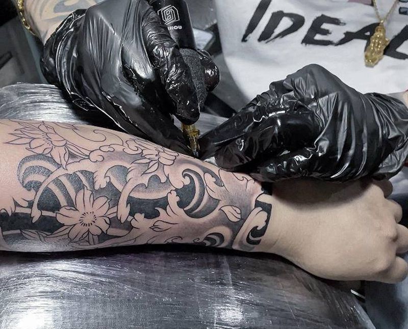 近期工作花絮纹身图片_老传统新传统纹身图案