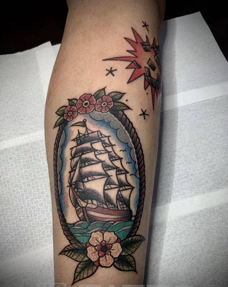 小图拼接纹身图片_腿部手部纹身图案