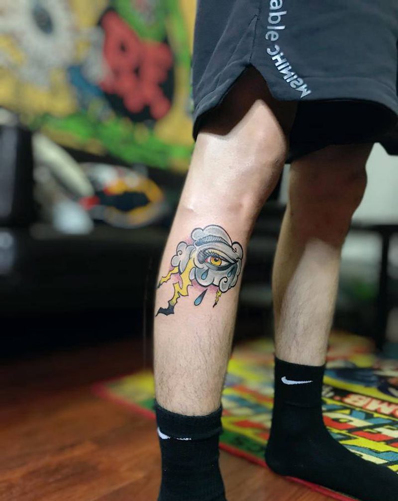 Naw School纹身图片_脚部纹身图案