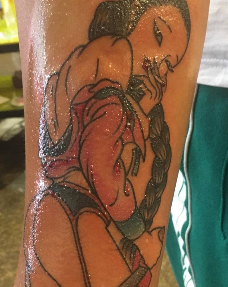 女纹身图片_手臂纹身图案