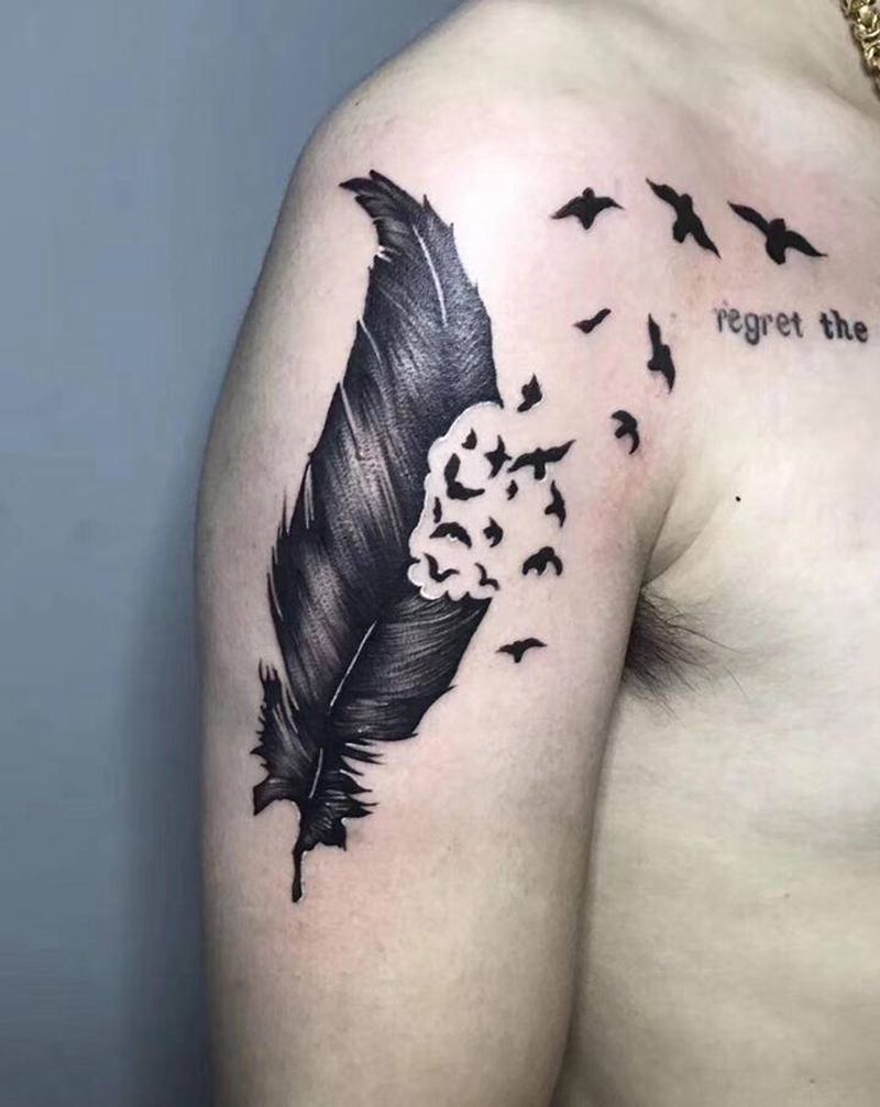 驻店作品纹身图片_手臂纹身图案