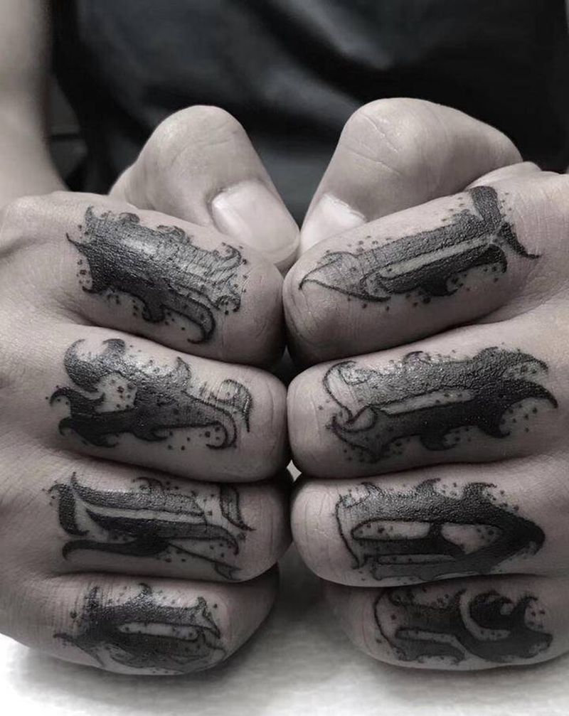 原创设计纹身图片_手部纹身图案