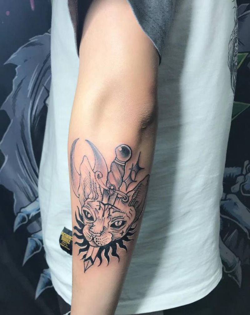 首席作品纹身图片_手臂纹身图案