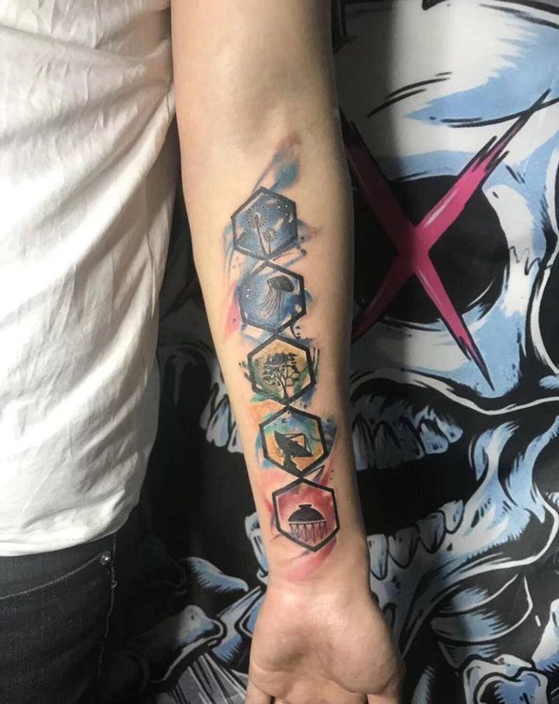 首席作品纹身图片_手臂纹身图案