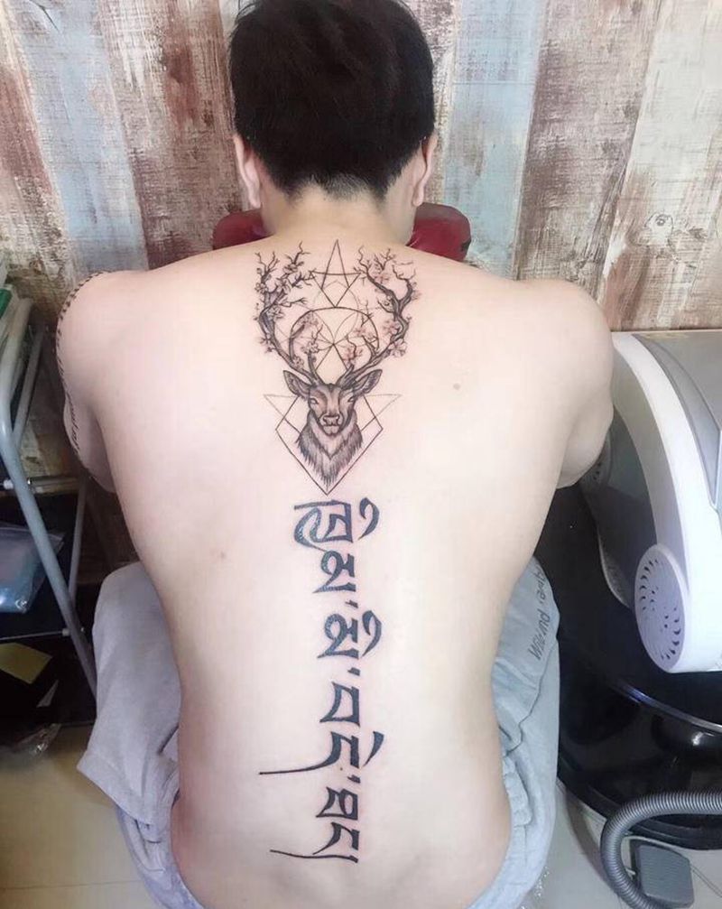 首席作品纹身图片_背部纹身图案