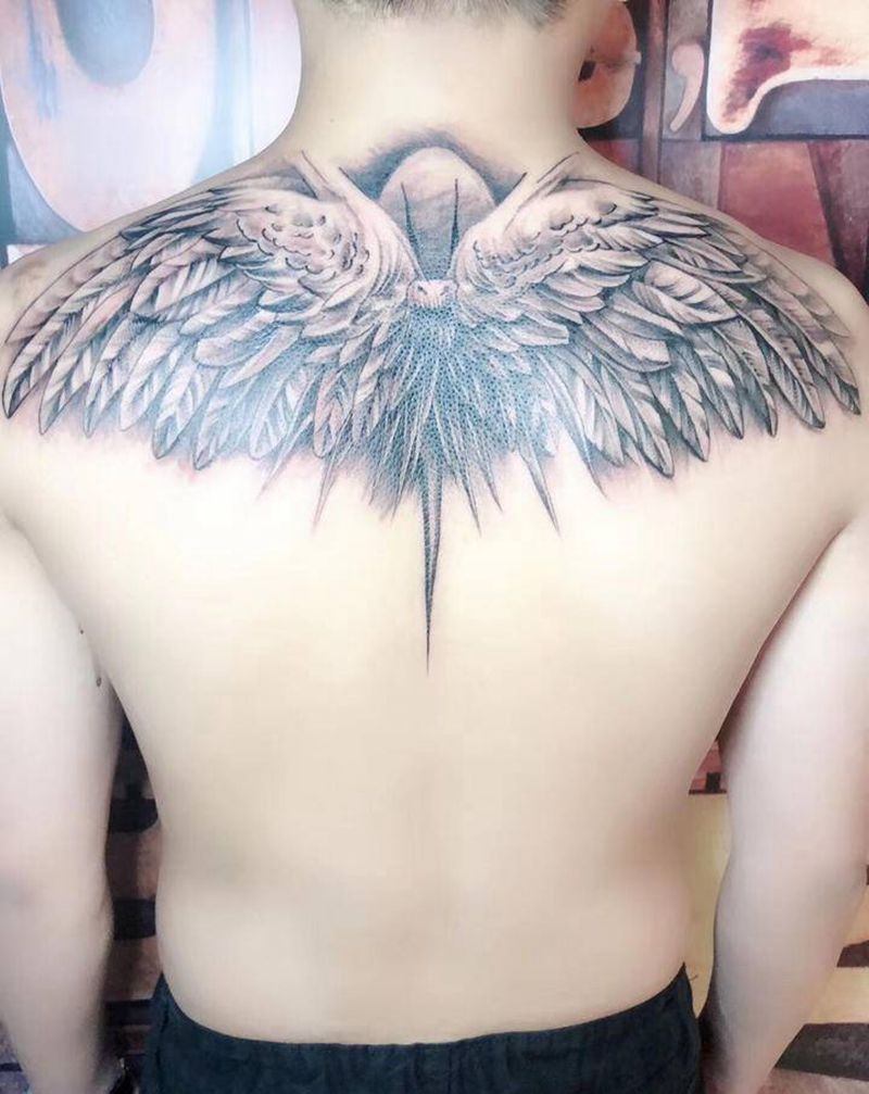 首席作品纹身图片_背部纹身图案