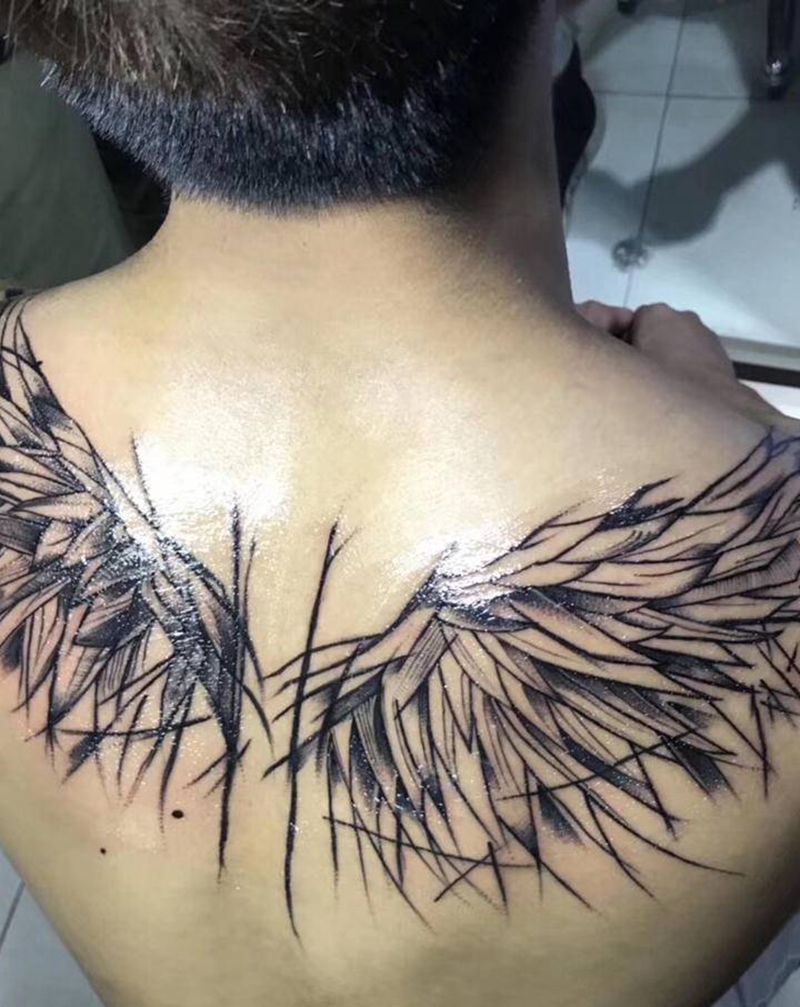 首席作品纹身图片_背部纹身图案