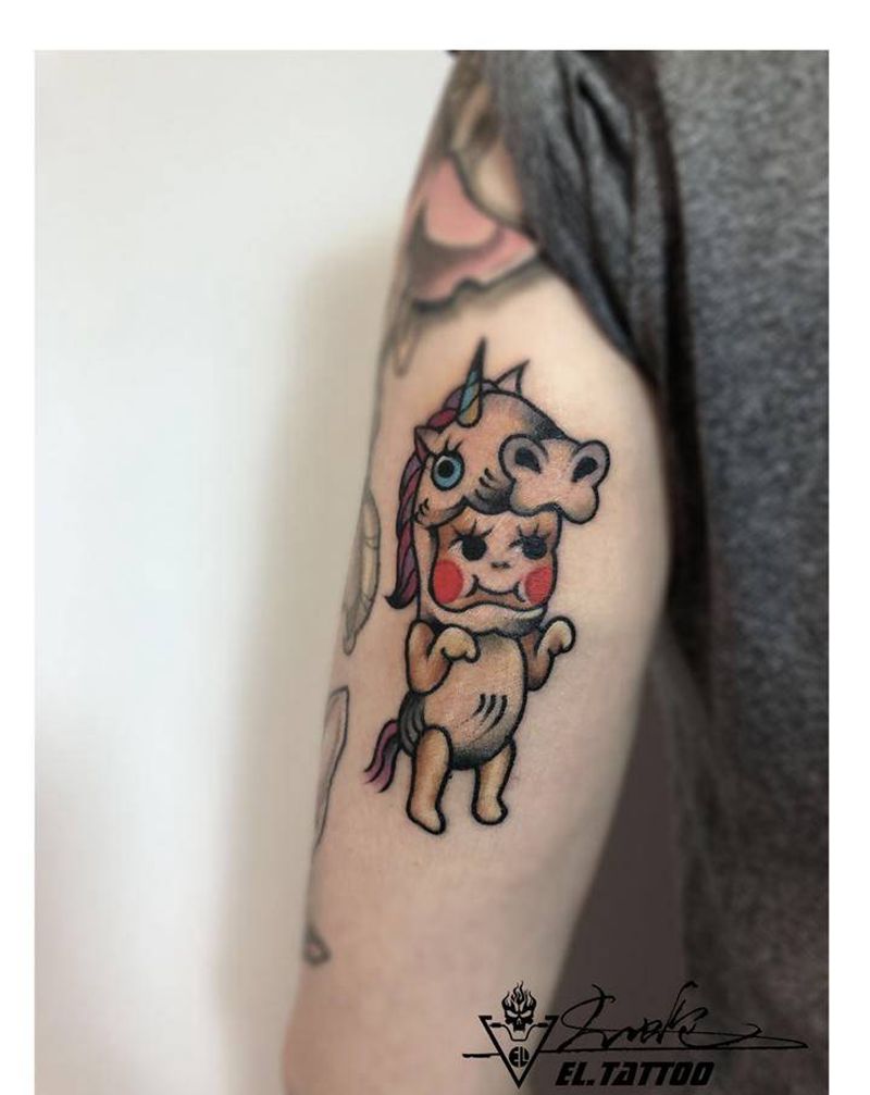 萌宠乐园纹身图片_手臂纹身图案