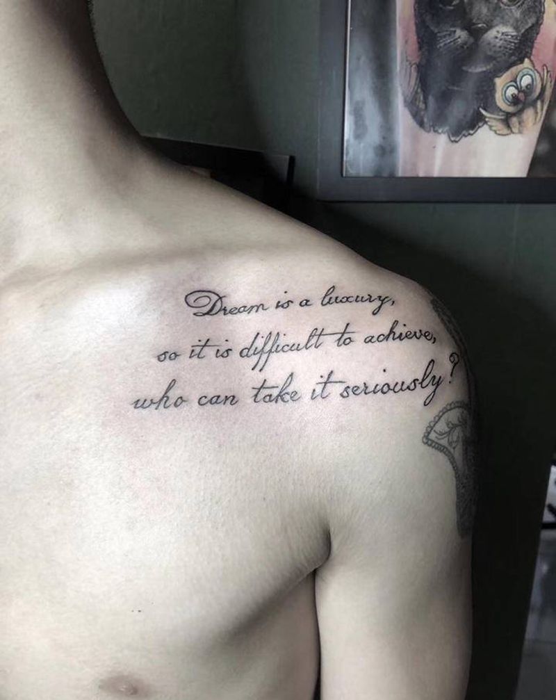 近期小图纹身图片_手臂肩部纹身图案