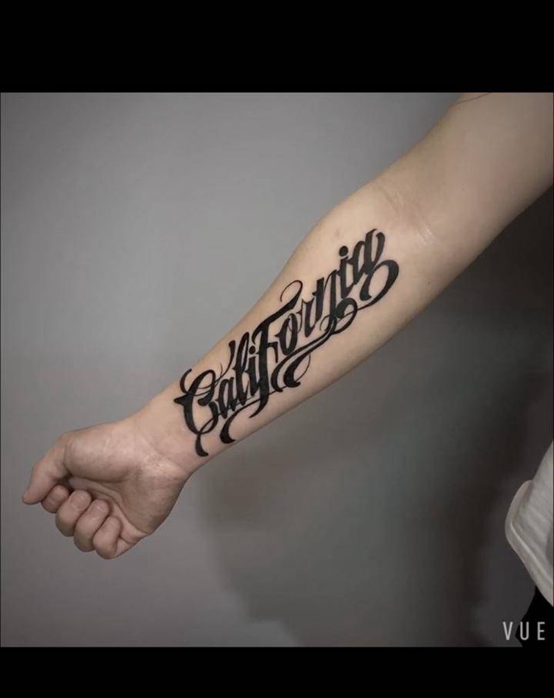 英文纹身图片_手臂纹身图案